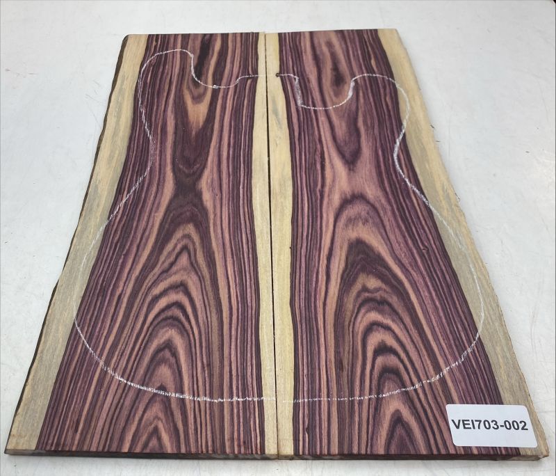 Top Kingwood - Violettwood 7mm, Unique Piece #002